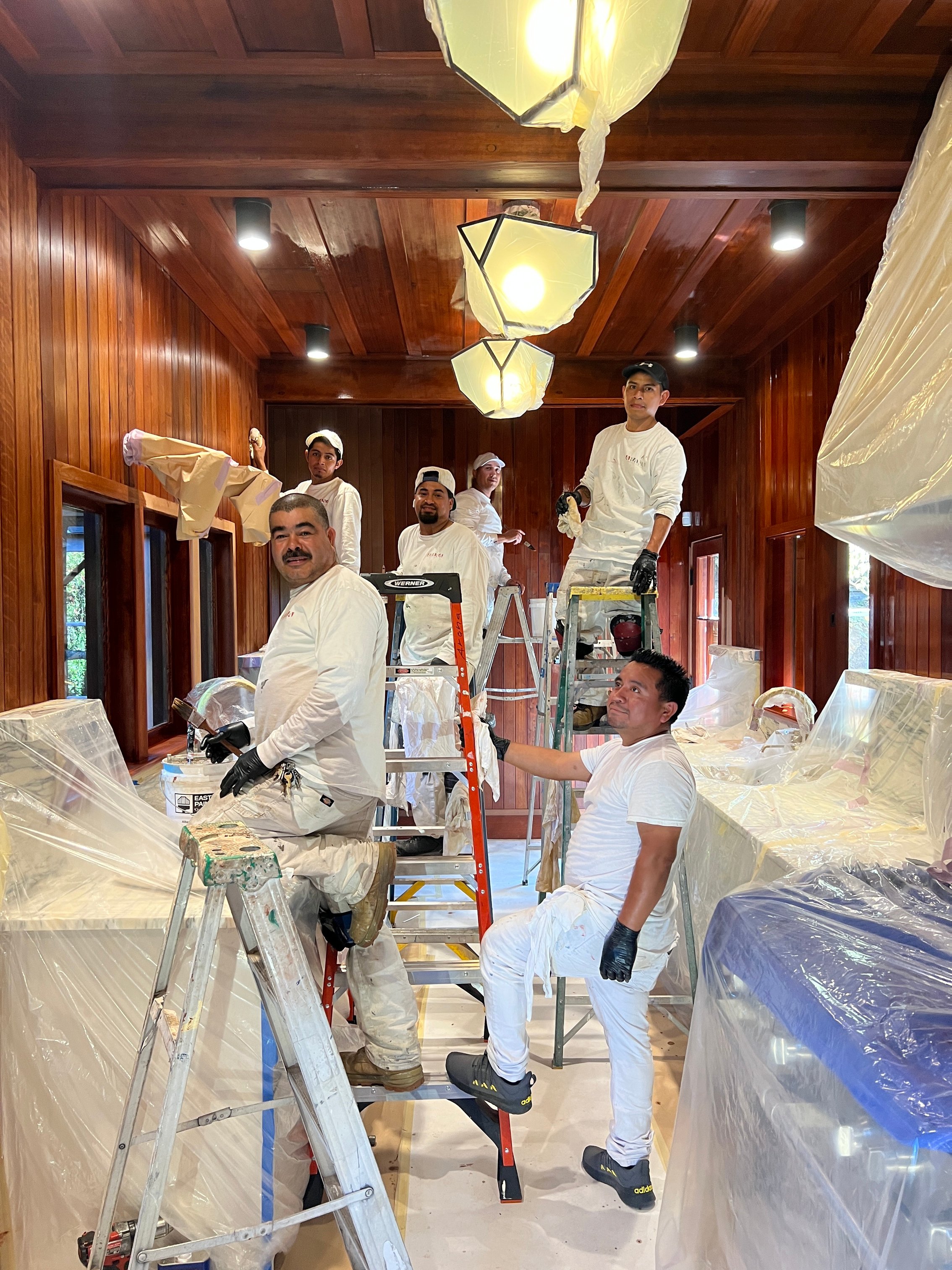 Stainmaster Ernesto Arana and his team